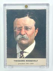 Original THEODORE ROOSEVELT Rare Presidential Trading Card