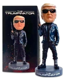 Very Cool Donald Trump The TRUMPINATOR Bobblehead in Original Box
