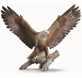 Rare LLADRO Museum 23 Inch Porcelain Freedom Eagle in Original Box