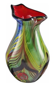 Stunning Imported MURANO Studio Art Glass Vase