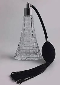 Elegant French Crystal Atomizer Perfume Bottle