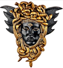 Awesome Medusa the Greek Snake-Haired Gorgon Wall Sculpture