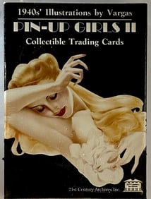 Sealed Set of ALBERTO VARGAS 1940s Illustrations Pinup Girl Trading Cards