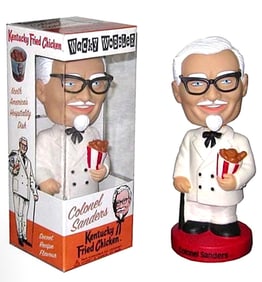 Sealed Funko Wacky Wobbler KFC Colonel Sanders Collectible Toy Bobblehead