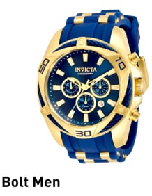 Brand New Genuine INVICTA BOLT Mens Watch in Original Box