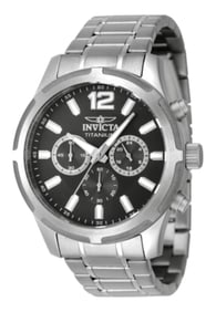 Brand New Genuine Titanium INVICTA Mens Watch in Original Box
