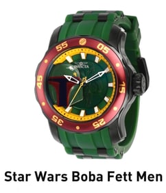 $995 LTD Edition INVICTA Star Wars BOBA FETT Watch
