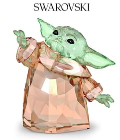 Star Wars SWAROVSKI Crystal GROGU Baby Yoda Figurine with Box