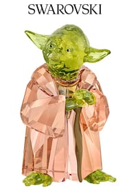 Star Wars SWAROVSKI Crystal YODA Figurine with Box