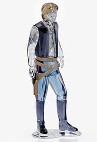 Star Wars SWAROVSKI Crystal HAN SOLO Figurine with Box