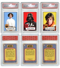 Lot of 3 Rare Topps STAR WARS 1952 Edition Trading Cards