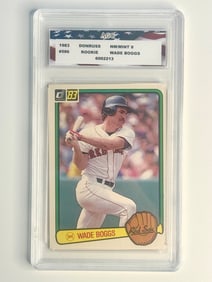 Graded NM-MINT 1983 Donruss WADE BOGGS Rookie Baseball Card