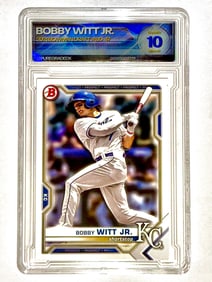 Gem 10 Bobby Witt Jr. 2021 Bowman Baseball Draft Prospect Rookie Card
