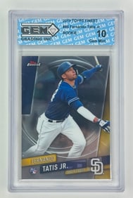 Gem Mint 10 FERNANDO TATIS Jr. Rookie Baseball Card