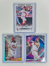 Lot of 3 BRANDON MARSH Rookie Baseball Cards