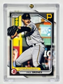 Topps PAUL SKENES Mint Rookie Baseball Card