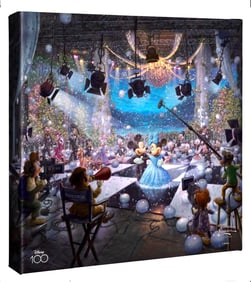 THOMAS KINKADE Limited Edition Walt Disney 100 th Anniversary Edition Art