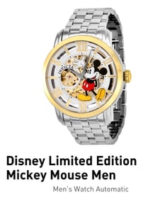 Limited Edition Automatic INVICTA Disney Mickey Mouse MENS Watch