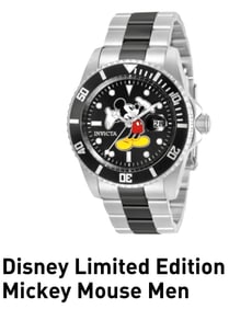Limited Edition INVICTA Disney Mickey Mouse MENS Watch