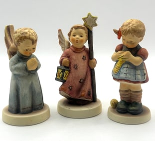 Lot of 3 Vintage MJ Hummel Goebel West Germany Porcelain Figurines