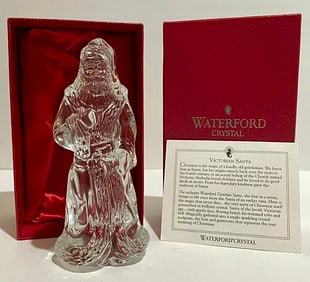 1 st Edition WATERFORD Crystal Victorian SANTA CLAUS