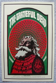 The GRATEFUL DEAD 12 x 18 Concert Poster