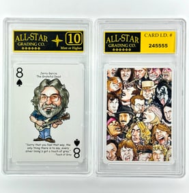 Gem 10 Jerry Garcia The Grateful Dead Hero Decks Tribute Card