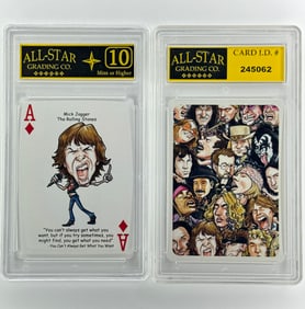 Gem 10 Mick Jagger The Rolling Stones Hero Decks Tribute Card