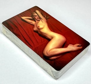 Vintage Sealed MARILYN MONROE Pin Up Girl Calendar Risque Playing Cards