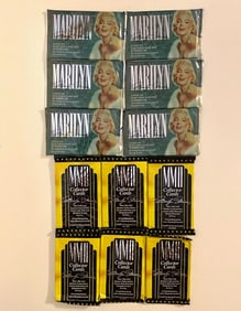 Lot of 12 Packs of MARILYN MONROE Collector Cards
