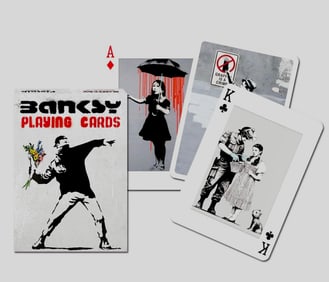 Rare BANKSY Graffiti Street Artist Playing Cards Deck
