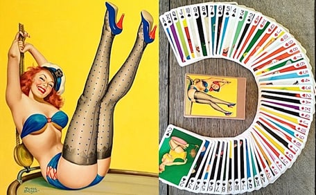PETER DRIBEN Risque Pinup Girl Art Playing Cards Deck