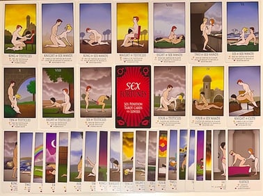 39 Risque Adult Only Sex Fortune Tarot Cards for Lovers