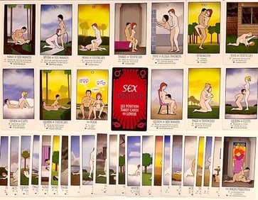 39 Risque Adult Only Sex Fortune Tarot Cards for Lovers