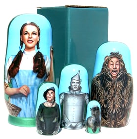 The Wizard of Oz Russian Matryoshka Nesting Dolls