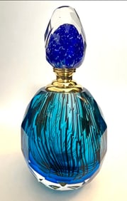 MURANO Ann Primrose Cristaleria De Arte Art Glass Perfume Bottle
