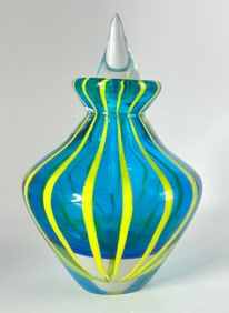 Beautiful MURANO Art Glass Perfume Bottle