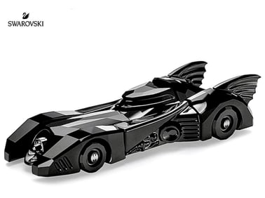 Retired DC Comics SWAROVSKI Crystal BATMAN Batmobile with Box