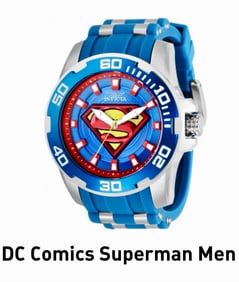 Limited Edition DC Comics SUPERMAN Mens INVICTA Watch $895