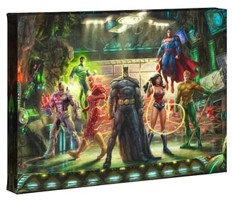 JUSTICE LEAGUE Canvas Art by Thomas Kinkade Studios