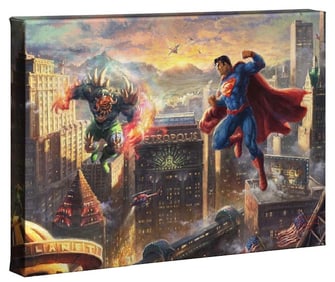 SUPERMAN Man of Steel Canvas Art Thomas Kinkade Studio