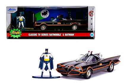 1966 TV Series BATMAN & Die-Cast BATMOBILE by JADA Toys