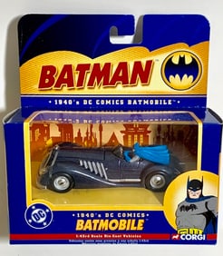 Classic 1940s CORGI Toys Die-Cast BATMAN Batmobile Car