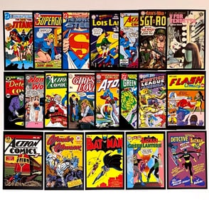 20 Awesome Vintage Art of DC Comic Books Postcards - A