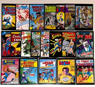 20 Awesome Vintage Art of DC Comic Books Postcards - D