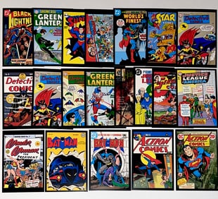 20 Awesome Vintage Art of DC Comic Books Postcards - E