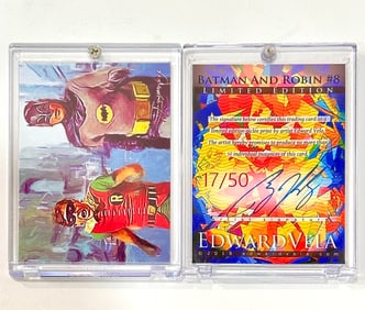 1 of only 50 Made Artist Signed BATMAN & ROBIN Art Card
