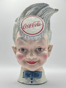 Vintage COCA-COLA Promotional Advertising Cast Iron Coin Bank