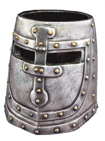Knights Of Templar Medieval Knights Helmet Pen Holder