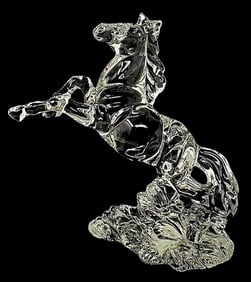 Wonders of Wild German Crystal Bucking Stallion Horse